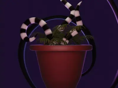 POT SANDY THE SANDWORM Free 3D print model