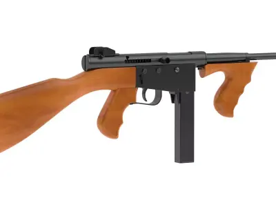 Ingram Model 6 Submachine gun 3D model