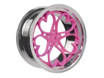 SevenK Moni wheel disc Low-poly 3D model