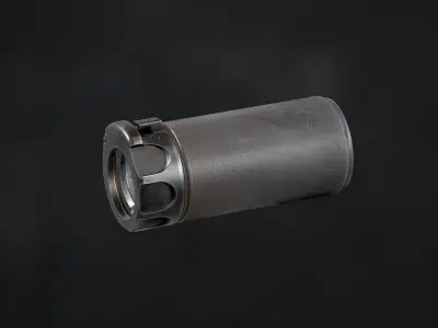 Surefire WARDEN Low-poly 3D model