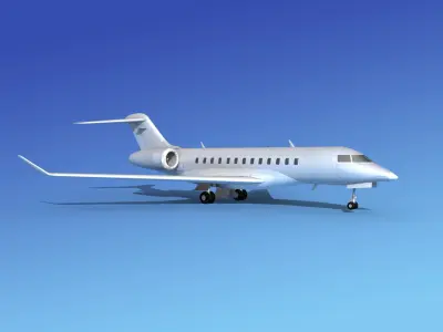Global Express XRS Bare Metal 3D model