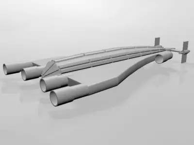 Space Transport 02 3D model