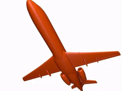 Fokker 100 ready to 3D printing 3D print model