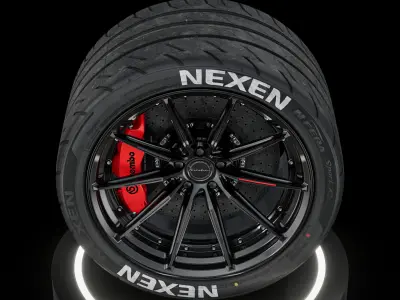 Nexen N Fera Sport R 315 30 ZR18 98W 3D model