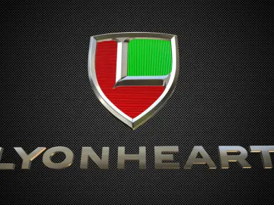 lyonheart logo 3D model