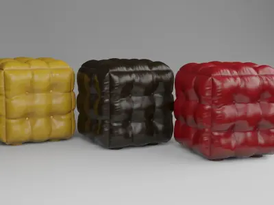 pouf chair Free 3D model