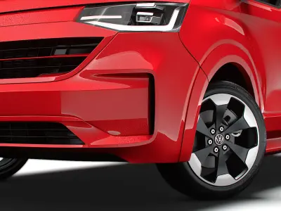 Volkswagen E Transporter L2H1 2025 3D model