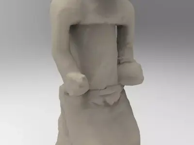 Nigerian figurine statue 3D print model