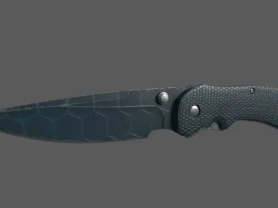 Pocket Knife Low-poly 3D model