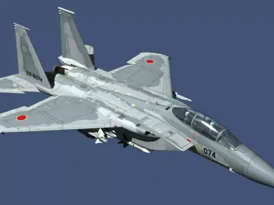 JASDF F-15DJ 3D model