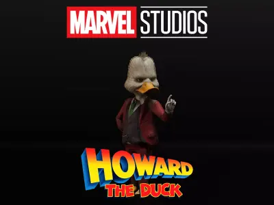 Howard The Duck Low-poly 3D model