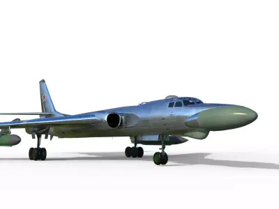 Tu-16 K-10 Badger C 3D model