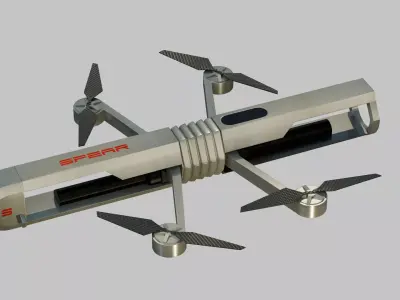 Drone SpearUAV Ninox 40 3D model