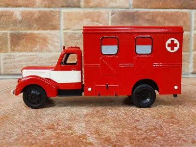 Praga RN ambulance - scale model kit 3D print model