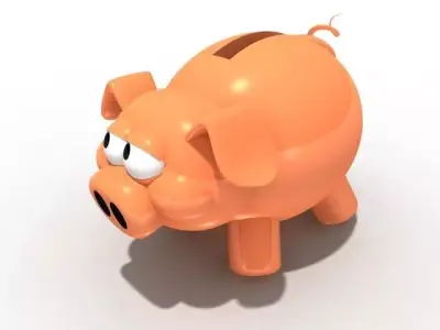 Piggy bank 3D model
