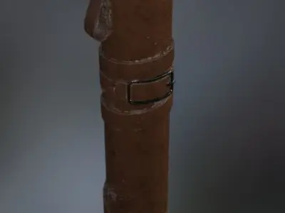 arrow bow quiver Low-poly 3D model