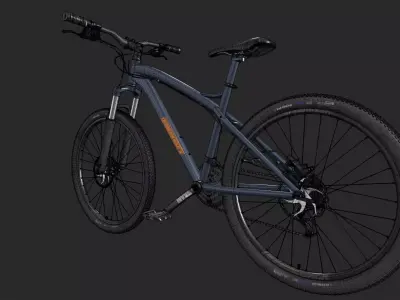 Mountain Cycle 3D Model Low Poly PBR Textured FBX Low-poly 3D model
