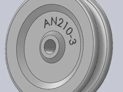 AN210-3 PULLEY 3D print model