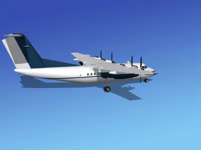 Dehavilland DHC-7 Paradise Islands 3D model