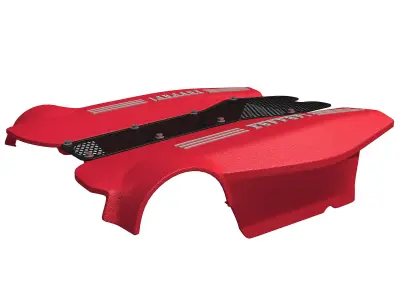 Red Engine Cover 022 3D model