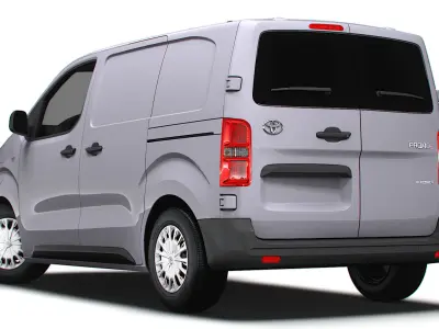 Toyota ProACE Electric Van L1 2024 3D model