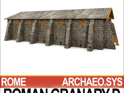 Roman Granary D 3D model