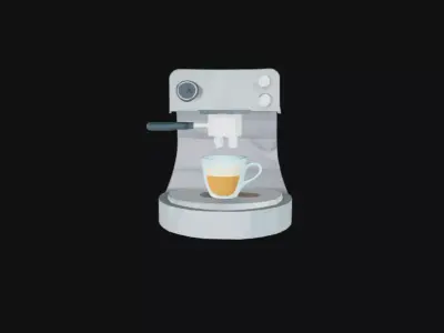 Coffee Machine 3D model