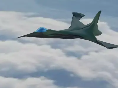 airline Free low-poly 3D model