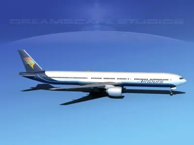 Boeing 777-300 Air Tours 3D model