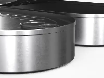 Tin Can v5 Low-poly 3D model