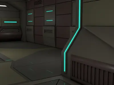 Sci Fi Room  3D model