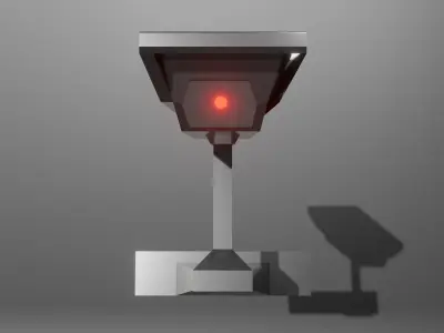 camera security Low-poly 3D model