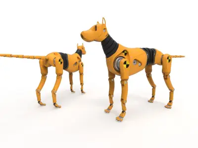 Dummy Robot Dog 3D model
