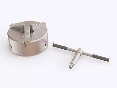 Lathe chuck 3D model
