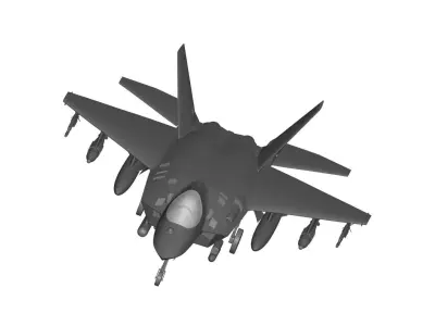 KAI KF-21 Boramae 3D model