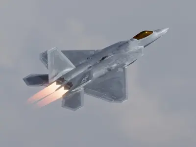Rocket Jet Engine Effect 3D model