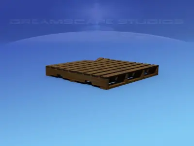 Wood Pallet 3D model