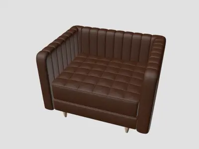 Single Sofa Free 3D model