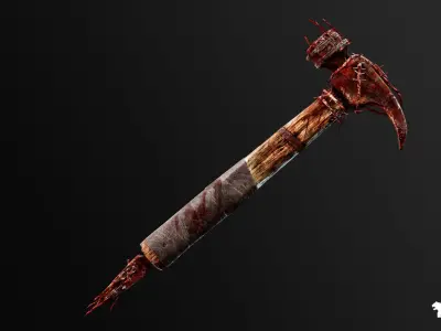 Post Apocalyptic Melee Weapons VOL 1 Low-poly 3D model