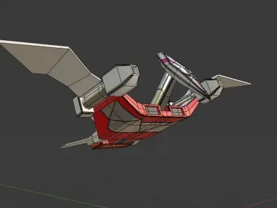 Pterodactyl Dinozord - Power Ranger 3D model