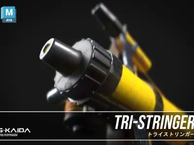 Prop - Weapon - Tri-Stringer Free 3D model