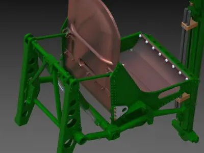 Spitfire Hight definition work SEAT STL FILES 3D print model 3D print model