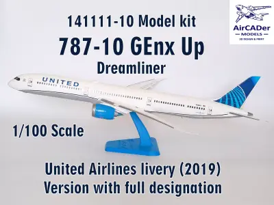 141111-10 Model kit Boeing 787-10 GEnx Up 3D print model