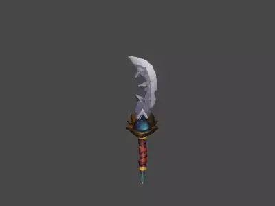 Zeloeman Sword A 1 Low-poly 3D model