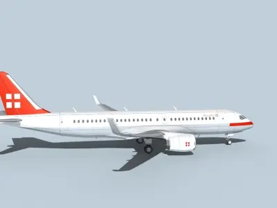 Bombardier CS100 PrivatAir 3D model