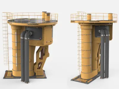 sci fi props 4 3D model