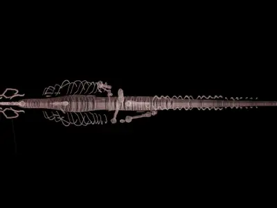 Stylisez T-Rex Skeleton Low-poly 3D model