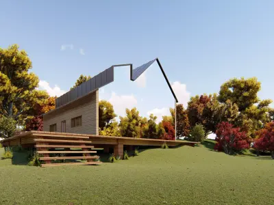 Forest House Free 3D model