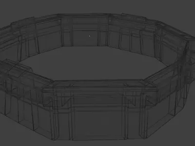 Sci-Fi Hologram Table Free low-poly 3D model