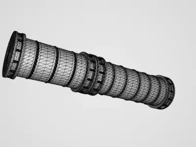 Sahi Top  Sahi Cannon Conquest Of Constantinople Low-poly 3D model